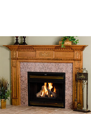 Jeffersonian Fireplace Surround